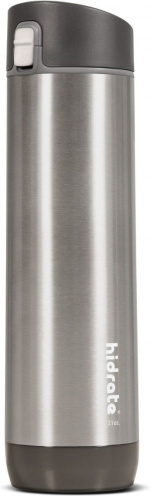 HidrateSpark PRO Chug Water bottle, 0,62 L, silver