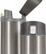 HidrateSpark PRO Chug Water bottle, 0,62 L, silver