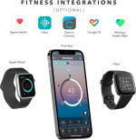 HidrateSpark PRO Water bottle, 0,62 L, black