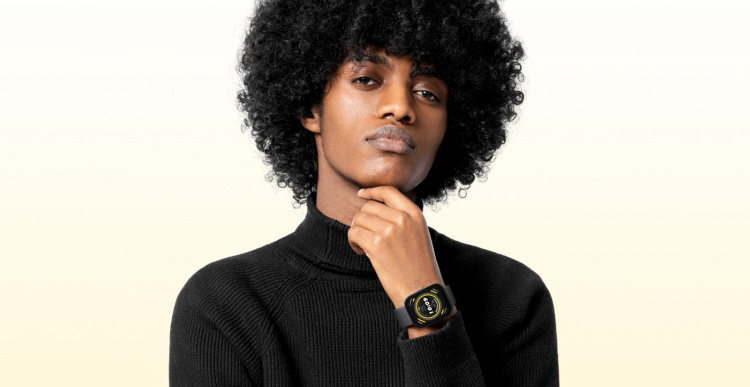 Amazfit Bip 5 smartwatch, 46 mm, black