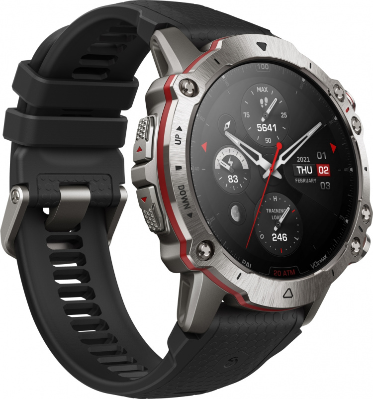 Amazfit Falcon Titanium sports watch, 47 mm, grey