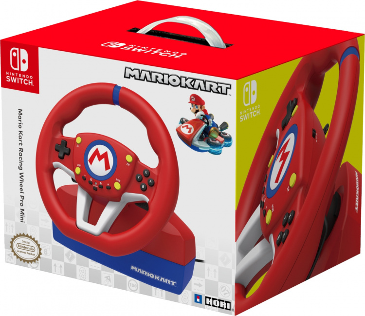 HORI Mario Kart Racing Wheel Pro Mini, Switch HORI Mario Kart Racing Wheel Pro Mini, Switch