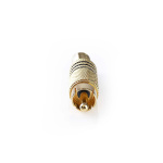 Nedis RCA Connector | Straight | Male | Gold Plated | Solder | Cable input diameter: 7.0 mm | Metal | Black | 10 pcs | Envelope Nedis RCA Connector | Straight | Male | Gold Plated | Solder | Cable input diameter: 7.0 mm | Metal | Black | 10 pcs | Envelope
