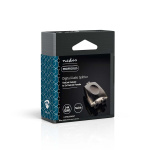 Nedis TosLink Adapter | TosLink Female | 2x TosLink Female | Splitter | Aluminium | Gun Metal Grey | 1 pcs | Box