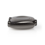 Nedis TosLink Adapter | TosLink Female | 2x TosLink Female | Splitter | Aluminium | Gun Metal Grey | 1 pcs | Box