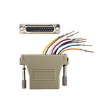 Nedis Serial Adapter | Adapter | D-SUB 25-Pin Female | RJ45 Female | Nickel Plated | ABS | Ivory | Box