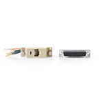 Nedis Serial Adapter | Adapter | D-SUB 25-Pin Female | RJ45 Female | Nickel Plated | ABS | Ivory | Box