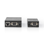Nedis VGA extender | VGA / Audio | Distance up to: 300 m | Cat5e / Cat6 | 1920x1200 | Type C (CEE 7/16) Nedis VGA extender | VGA / Audio | Distance up to: 300 m | Cat5e / Cat6 | 1920x1200 | Type C (CEE 7/16)