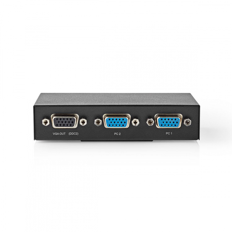 Nedis VGA Switch | 2 port(s) | Maximum resolution: 2560x1600 | 500 mHz Nedis VGA Switch | 2 port(s) | Maximum resolution: 2560x1600 | 500 mHz