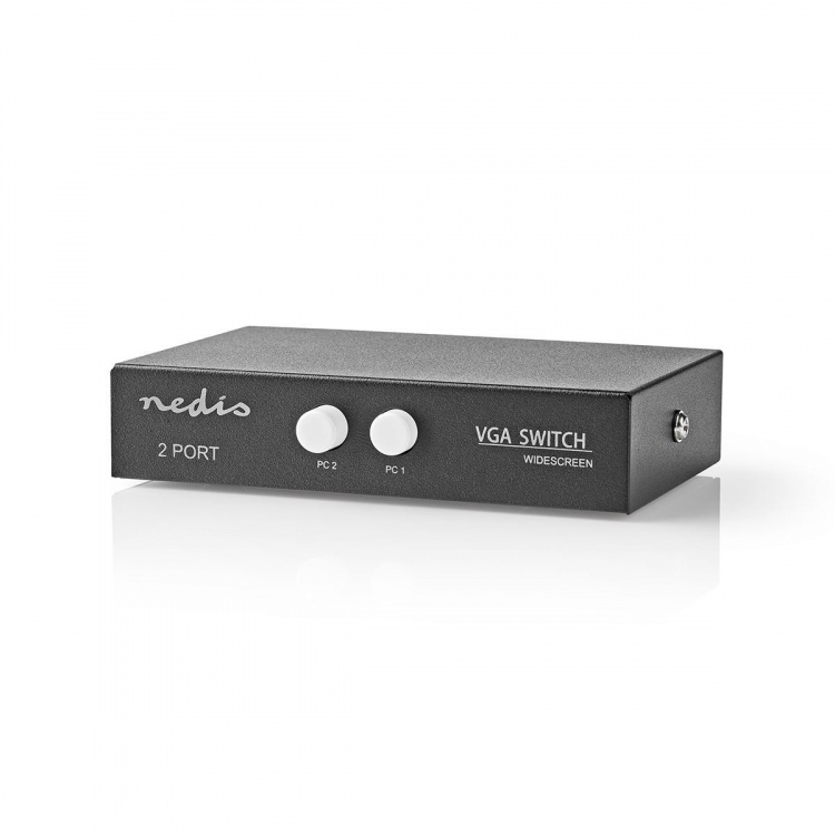 Nedis VGA Switch | 2 port(s) | Maximum resolution: 2560x1600 | 500 mHz Nedis VGA Switch | 2 port(s) | Maximum resolution: 2560x1600 | 500 mHz