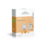 Nedis Telecom Connector | Connector type: RJ12 | Straight | Plating: Gold Plated | PVC | Transparent