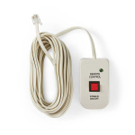 Nedis Power Inverter Remote Control | 5.00 m | RJ10 | White