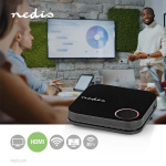 Nedis Wireless HDMI™ Transmitter | Wi-Fi | 2400 MHz | 30.0 m (line of sight) | Maximum resolution: 4K@60Hz | 0.04 Gbps | IR Return function | PVC | Black Nedis Wireless HDMI™ Transmitter | Wi-Fi | 2400 MHz | 30.0 m (line of sight) | Maximum resolution: 4K@60Hz | 0.04 Gbps | IR Return function | PVC | Black