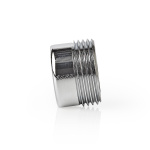 Nedis Hose Connector | 1/2\'\' | 3/4\'\' | Metal | Silver
