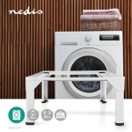 Nedis Stand for Washing Machine & Dryer | 150 kg | White Nedis Stand for Washing Machine & Dryer | 150 kg | White