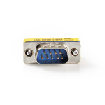Nedis Serial Adapter | Adapter | D-SUB 9-Pin Male | D-SUB 9-Pin Male | Nickel Plated | Metal | Metal | Box Nedis Serial Adapter | Adapter | D-SUB 9-Pin Male | D-SUB 9-Pin Male | Nickel Plated | Metal | Metal | Box