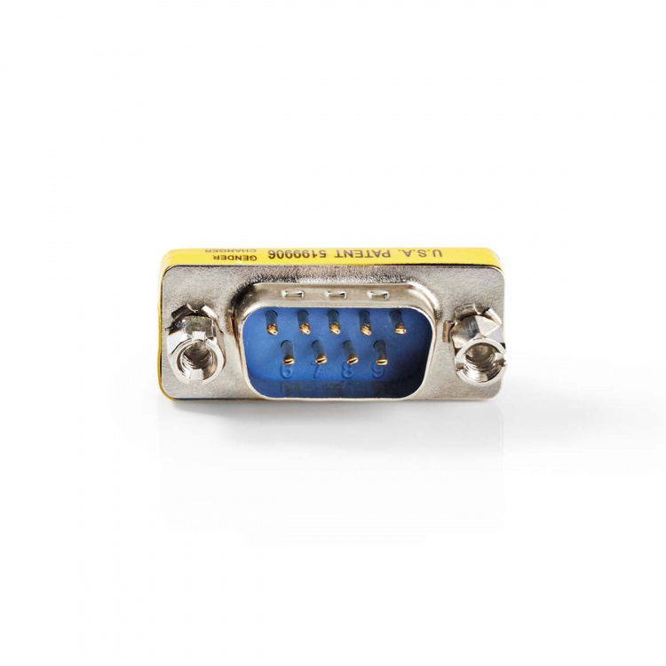 Nedis Serial Adapter | Adapter | D-SUB 9-Pin Male | D-SUB 9-Pin Male | Nickel Plated | Metal | Metal | Box Nedis Serial Adapter | Adapter | D-SUB 9-Pin Male | D-SUB 9-Pin Male | Nickel Plated | Metal | Metal | Box
