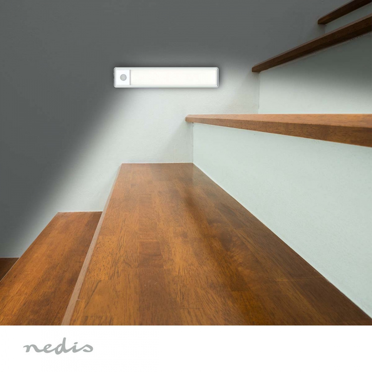 Nedis Cabinet Bar | 110 lm | Rechargeable | 1100 mAh | Motion Sensor | 10 hrs | 5 V DC