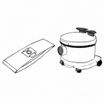 Nordic Quality AE 2322 Dammsugarpåsar, 10 st