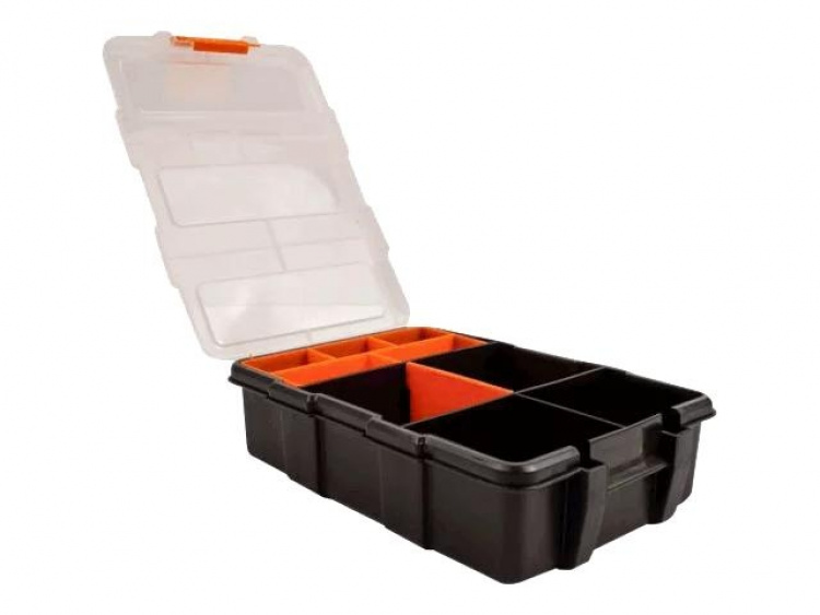 DeLOCK Sorting box 11 compartments 220 x 155 x 60 mm orange, black DeLOCK Sorting box 11 compartments 220 x 155 x 60 mm orange, black