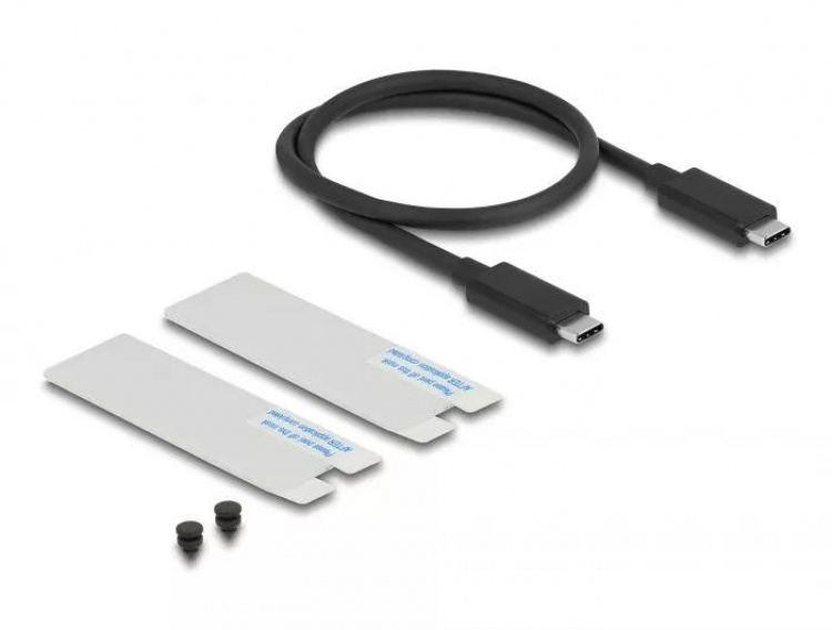 DeLOCK USB4™ 40 Gbps Enclosure for 1 x M.2 NVMe SSD - tool free DeLOCK USB4™ 40 Gbps Enclosure for 1 x M.2 NVMe SSD - tool free