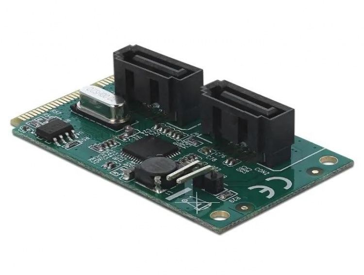 DeLOCK Mini PCIe Converter to 2 x SATA with RAID