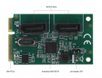 DeLOCK Mini PCIe Converter to 2 x SATA with RAID