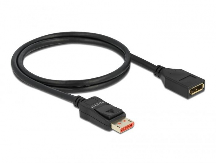 DeLOCK DisplayPort extension cable 8K 60 Hz 1 m DeLOCK DisplayPort extension cable 8K 60 Hz 1 m