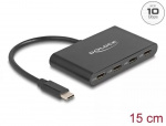 DeLOCK USB 3.2 Gen 2 USB Type-C™ Hub with 4 x USB Type-C™ female DeLOCK USB 3.2 Gen 2 USB Type-C™ Hub with 4 x USB Type-C™ female
