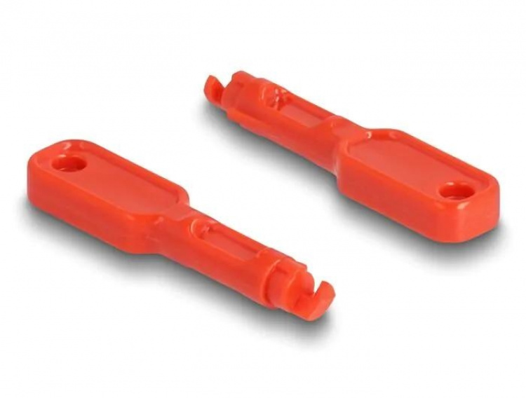 DeLOCK RJ45 Port Blocker Set for RJ45 jack 10 pieces