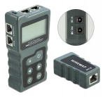 DeLOCK LCD Cable Tester RJ45 / PoE / DC, dark grey DeLOCK LCD Cable Tester RJ45 / PoE / DC, dark grey