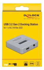 DeLOCK M.2 Docking Station M.2 NVMe PCIe SSD w/ USB TypeC™ female