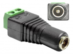DeLOCK Adapter DC 5.5 x 2.1 mm female > Terminal Block 2 pin