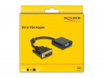 DeLOCK Adapter DVI-D 24+1 male > VGA female black DeLOCK Adapter DVI-D 24+1 male > VGA female black