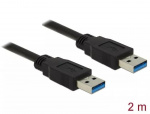 DeLOCK Cable USB 3.0 Type-A male > USB 3.0 Type-A male 2.0 m black