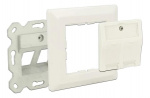 DeLOCK Keystone Wall Outlet 2 Port