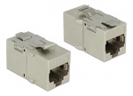 DeLOCK Keystone Module RJ45 jack > RJ45 jack Cat.6A metal