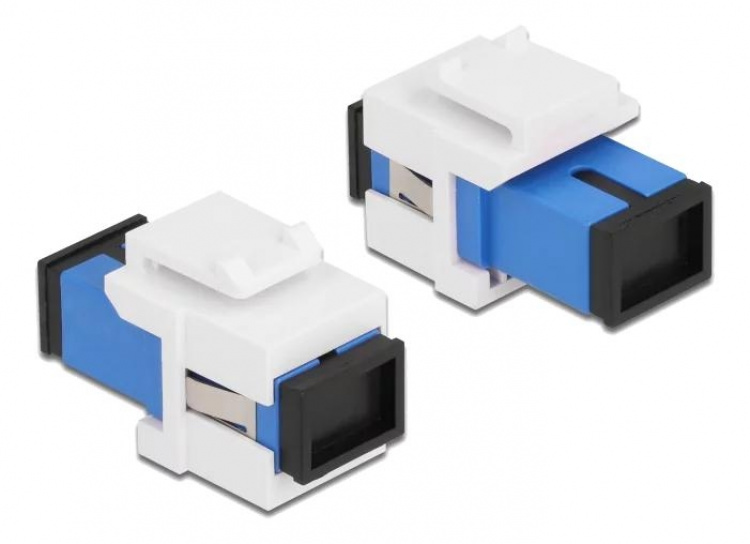 DeLOCK Keystone Module SC Simplex female to SC Simplex female, blue