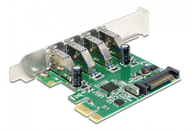DeLOCK PCI Express Card > 4 x USB 3.0, USB adapter, PCIe 2.0