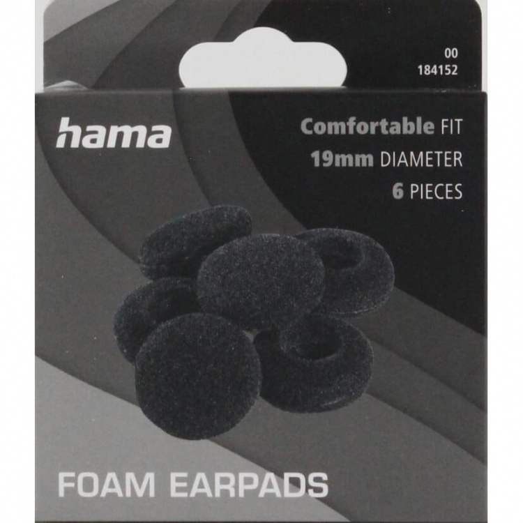 Hama Replacement Ear Pads 19mm 6-pack