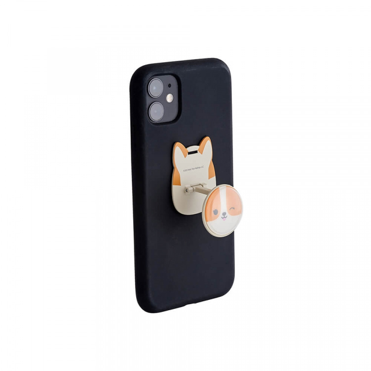 Squishmallows Phone grip Regina the Corgi