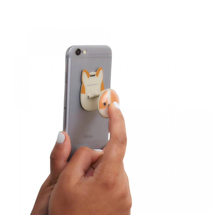 Squishmallows Phone grip Regina the Corgi