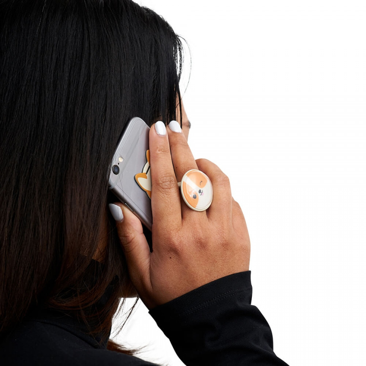 Squishmallows Phone grip Regina the Corgi