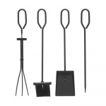 Mustang Fireplace Set Bridge 4-Pieces