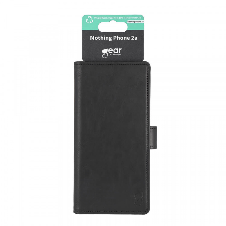 Gear Wallet Case 3 Card Slots Black - Nothing Phone 2a 5G Gear Wallet Case 3 Card Slots Black - Nothing Phone 2a 5G