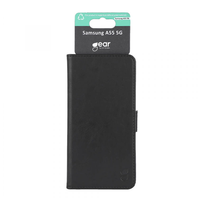 Gear Wallet Case 3 Card Slots Black - Samsung A55 5G
