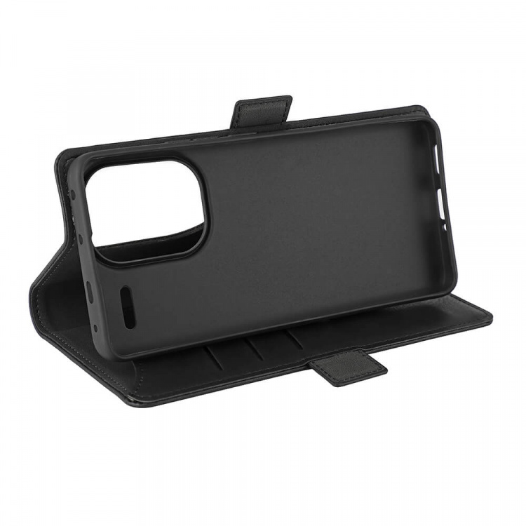 Gear Wallet Case 3 Card Slots Black - Xiaomi Redmi Note 13 Pro+ 5G