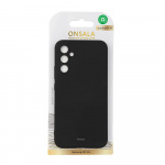 Onsala Phone Case with Silicone Feel Black - Samsung A35 5G