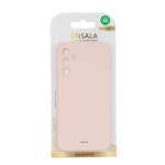 Onsala Phone Case with Silicone Feel Chalk Pink - Samsung A35 5G