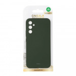 Onsala Phone Case with Silicone Feel Olive Green - Samsung A35 5G Onsala Phone Case with Silicone Feel Olive Green - Samsung A35 5G